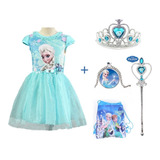 vestido anna frozen pronta entrega