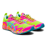 tenis asics feminino colorido original