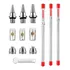 .. Kits De Bico De Aerógrafo Profissional De 10 Peças Com