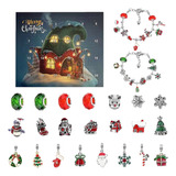 | Kit Para Fazer Pulseiras Com Calendário De Advento Para