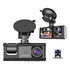 . Câmera Veicular Full Hd Dvr 3 Lentes Visor Filmadora Carro
