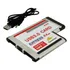 . Cartão Express Card Usb 3.0 Pcmcia Dual 2 De 54 Mm Com