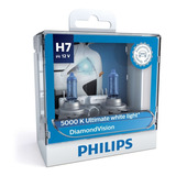 ( Garantia Total ) Philips Diamond Vision 5000k H7 + Nota
