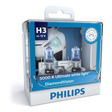 ( Veja Original ) Philips Diamond Vision 5000k H3 + Garantia