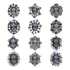 (s) Para Broche Camafeu Vitoriano Vintage Com Flores