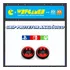 01 Par De Grip 3d Premium Analógico Controle Heróis Jogos