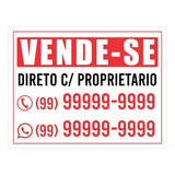 01 Placa Vende se
