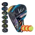 01 Raquete Beach Tennis Carbono 3k Profissional + 03 Bolas