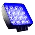 01 Unidade Farol De Led Azul Blue Beam 48w 16 Led Agricola