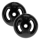 02 Anilhas 10kg Emborrachadas