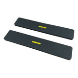 02 Apliques Em Eva P Proteção De Portas E Parachoque Garagem Cor Preto Stopcar