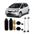 02 Bieletas + 02 Jgs Kits Batentes Honda New Fit Dianteiro