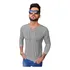 02 Camisas Bata Ilhós Masculina Manga Longa Viscose Elastano
