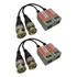 02 Conversor Par Trançado Video Balun Passivo Ate 600mt Cftv