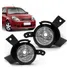 02 Farol Dianteiro Milha Farolete Neblina Ford Fiesta E Ka
