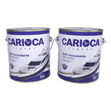 02 Gl Tinta Fundo De Barco Anti incrustante Carioca Preto