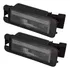 02 Lanterna De Placa Vw Fox Gol Giv G4 Com Soquete Acrílico