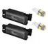 02 Lanterna De Placa Vw Fox Gol Giv G4 Com Soquete + Leds