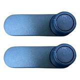 02 Manivela Azul Vidro Porta Para Caminhão Mercedes Benz