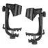 02 Peças De Presilha Clamp Garra Microfone P/ Aro De Bateria