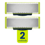 02 Refil Lamina Philips Compat Oneblade Qp2530 Qp6510 Qp6520