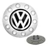 02pçs Calota Miolo Roda Brw 580 Aro 15 17 18 Passat Alemão