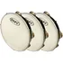 03 Pandeiros Rmv Linha Brasil 10'' Pele Leitosa Pppa00015