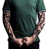 03 Pares De Manguito Manga Tattoo Tatuagem Falsa Só Tribais