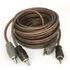 04 Cabos Rca 5m Classic Ice Series Banda Audioparts