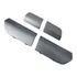 04 Capa Tampa Lateral Spoiler Saveiro Cross G5,g6 Prateada