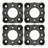 04 Pçs  Adaptador De Roda Fusca 4 F 4x130mm P/ 4x100mm Spf