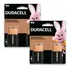 04 Pilhas Bateria 9v Alcalina Duracell 2 Cartelas