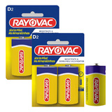 04 Pilhas Rayovac Zinco