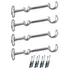 04 Suportes Alongado Para Varão De Cortina Duplo 19mm 28mm