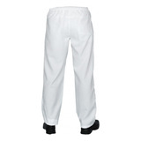 05 Calça Branca Uniforme Padeiro Pizzaiolo Cozinha Oxford