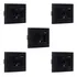 05 Pç Tomada P/moveis Margirius 2p+t Preta 10a 250v Nbr14136 Cor Preto