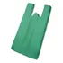 1 000 Sacola Plástica Média 38x48   Reciclada Verde D22 Fina