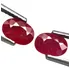 1.08ct Par De Rubis Vermelho Oval 100% Natural 6x4mm