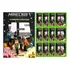 1 Álbum Minecraft + 50 Figurinhas (10 Envelopes)