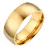1 Aliança 8mm Folheada Ouro 18k Linda Com Garantia