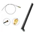 1 Antenas 6dbi Wireless Wifi   1 Cabos Sma Ipex Mhf4