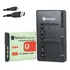 1 Bat.eria Bg1 + Carregador Duplo Para Sony Dsc-h10 H20 H50