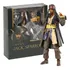 1 Boneco De Ação Shf Caribbean Toy Captain Jack Sparrow