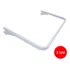1 Cabideiro Para Closet 60cm Encaixe Trilho Cremalheira Cor Branco