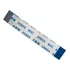 1 Cabo Flat 15 Vias Invertido 10cm X 8mm Para Otdr Exfo 710b