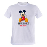 1 Camisa Disney Baby Mickey Minnie Camiseta Blusa