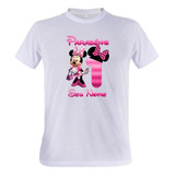 1 Camiseta Minnie Rosa