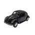 1 Carrinho Miniatura Do Fusquinha Brinquedo Fusca Abre Porta Cor Preto