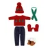 1 Conjunto De Roupa De Natal Para Bonecas, Lindo Suéter De N