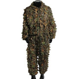 1 Conjunto De Roupas De Caça Com Folhas 3d E Calças